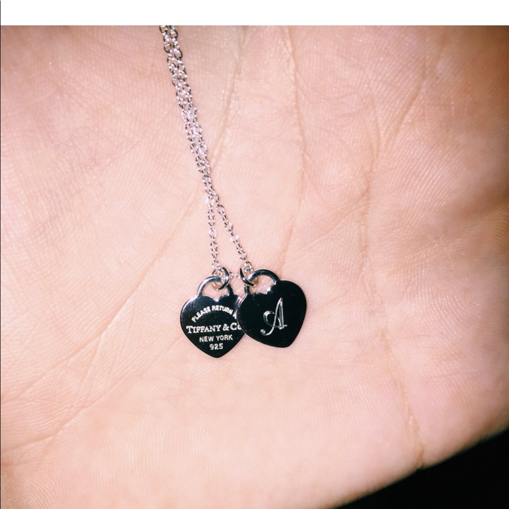 Tiffany & Co small double heart pendant